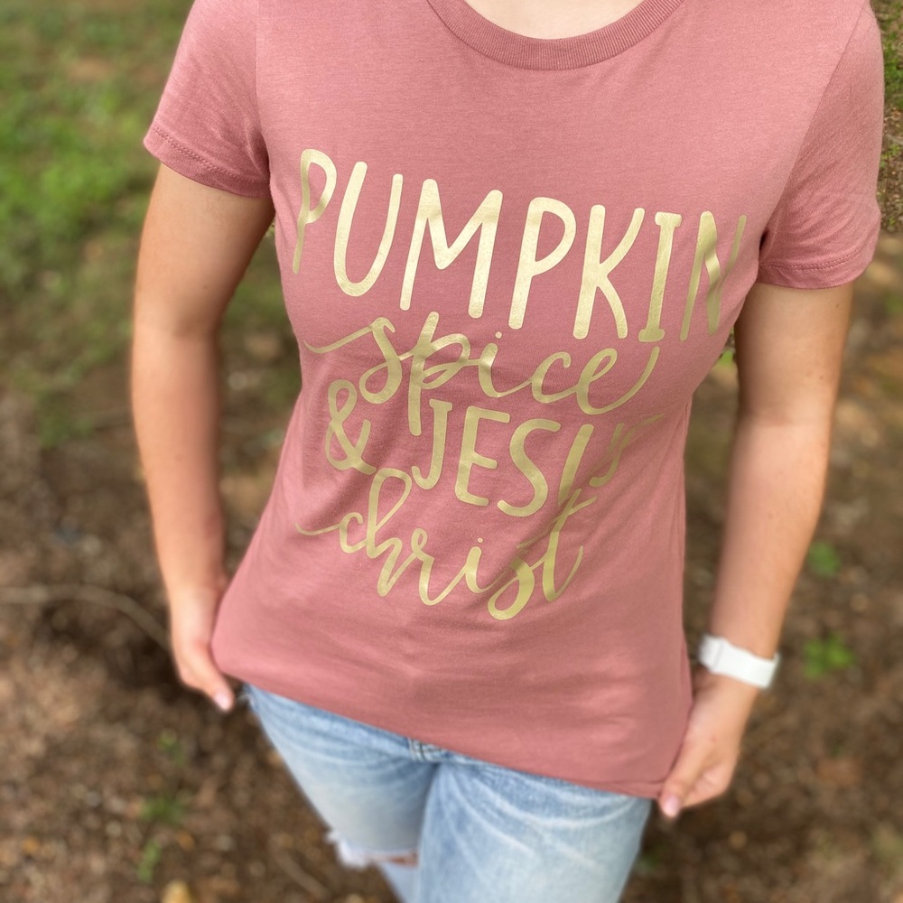 Pumpkin Spice and Jesus Christ Shirt